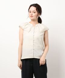 ehka sopo | レース衿ノースリブラウス(シャツ/ブラウス)
