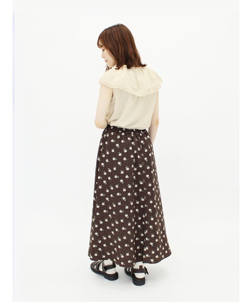 ehka sopo(エヘカソポ)の「レース衿ノースリーブブラウス(シャツ/ブラウス・レディース・オフホワイト/グリーン/ネイビー/キナリ・フリ-)」の10枚目の写真