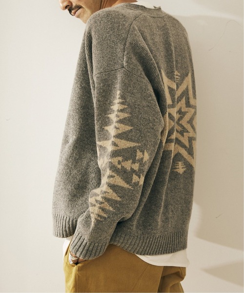 PENDLETON（ペンドルトン）の「【PENDLETON/ペンドルトン】別注ジャガード カーディガン 1（カーディガン/ボレロ・メンズ・ブラック/グレー/ネイビー/ブラウン・MEDIUM/LARGE）」の6枚目の写真