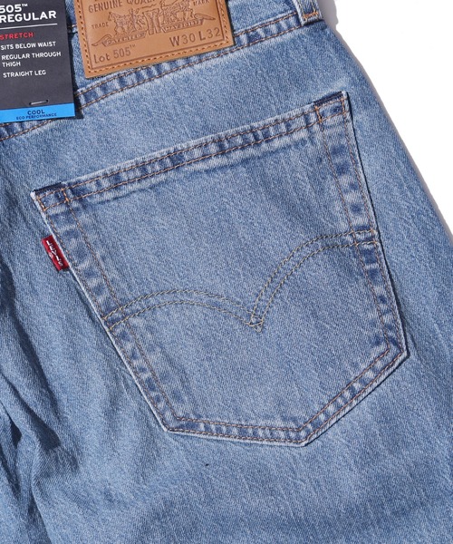 Levi's(リーバイス)の「LEVI'S/リーバイス 505 (TM) REGULAR SNAP デニムパンツ クール 定番 スタイルアップ 足長効果☆(デニムパンツ・メンズ・ブルー系その他・34inch/30inch/32inch)」の10枚目の写真