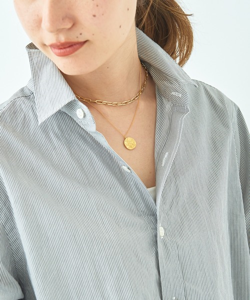 plage（プラージュ）の「【MARIHA/マリハ】OVAL ATHENA/ANGEL 40 ネックレス◆（ネックレス・レディース・ゴールド・FREE）」の5枚目の写真