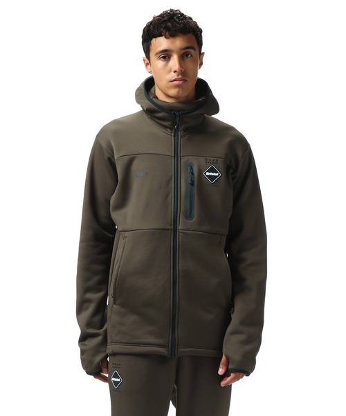 ブリストル　POWER STRETCH ZIP UP GAITER HOODIE POLARTEC POWER STRETCH ZIP UP GAITER HOODIE