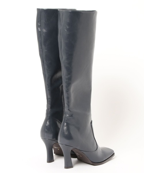 REDYAZEL（レディアゼル）の「スクエアトゥロングブーツ（ブーツ・レディース・ブラウン/ネイビー/ブラック・SMALL/MEDIUM/LARGE）」の18枚目の写真