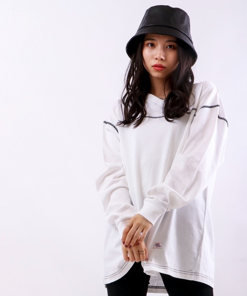 JEMORGAN(ジェーイーモーガン)の「JEMORGAN 度詰天竺VネックロンT(Tシャツ/カットソー・メンズ・ブラウン/ブラック/ホワイト・M/L)」の6枚目の写真