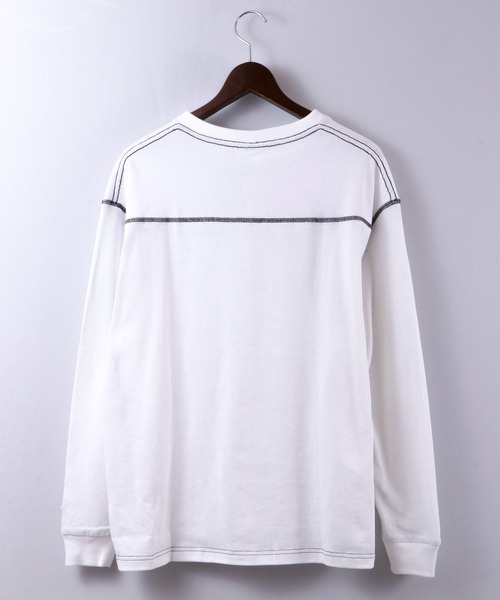 JEMORGAN(ジェーイーモーガン)の「JEMORGAN 度詰天竺VネックロンT(Tシャツ/カットソー・メンズ・ブラウン/ブラック/ホワイト・M/L)」の5枚目の写真