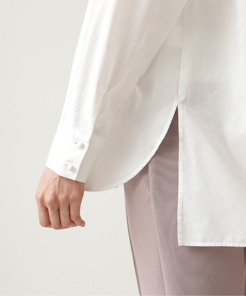 NATURAL BEAUTY BASIC（ナチュラルビューティーベーシック）の「チュニックブラウス/0171210971（シャツ/ブラウス・レディース・グレー系その他/オフホワイト・MEDIUM/SMALL）」の10枚目の写真