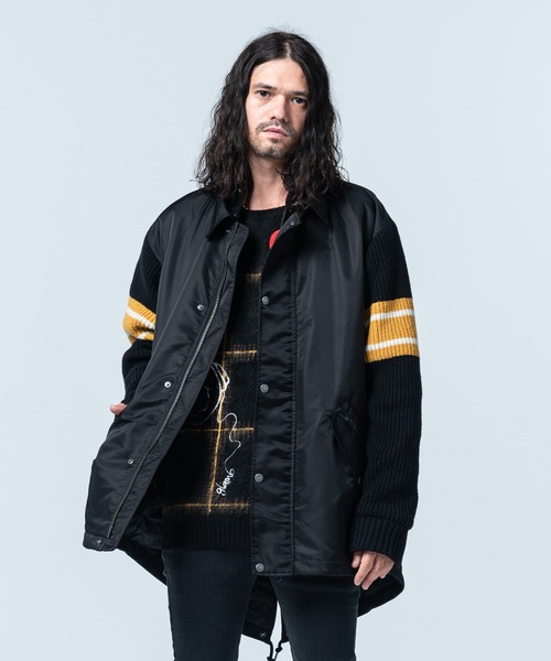 glamb Multi Fabric Military JKT Lサイズ glamb（グラム）の「Multi Fabric Military JKT / マルチ