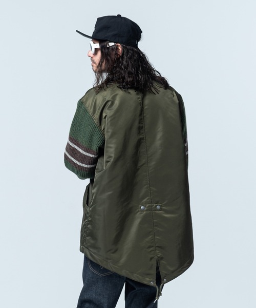 glamb Multi Fabric Military JKT Lサイズ glamb（グラム）の「Multi Fabric Military JKT / マルチ