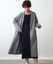 INDIVI | 【otonaMUSE 12月号掲載商品　佐田真由美さん着用】ハミルトンウール リバーテーラーコート(チェスターコート)