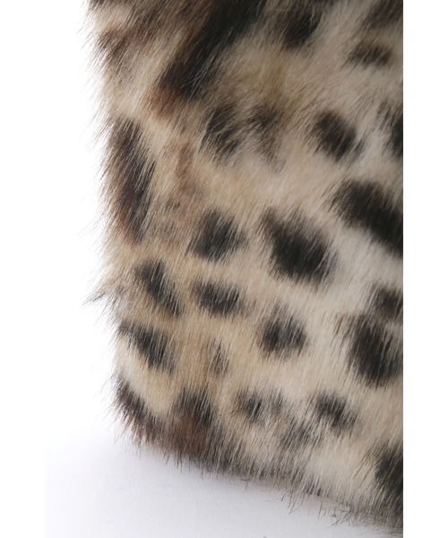 human woman（ヒューマンウーマン）の「◆【HELEN MOORE】ファーポシェット（ハンドバッグ・レディース・グレー/ライトベージュ・ﾌﾘ-）」の6枚目の写真