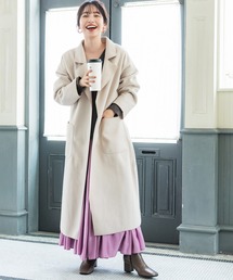 coca（coca） | ＼＼新色登場／／フェイクウールガウンコート(その他アウター)