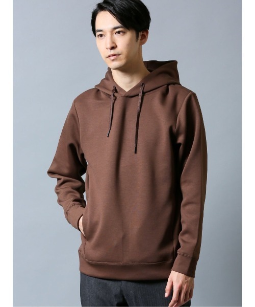 TAKA-Q（タカキュー）の「タカキューメンズ/TAKA-Q：MEN ストレッチダンボール セットアップ 長袖プルパーカー（セットアップアイテムございます）（パーカー・メンズ・シャーベット/ベージュ/ネイビー/グレー系その他2/ブラック/ブラウン・LARGE/X-LARGE/MEDIUM）」の4枚目の写真