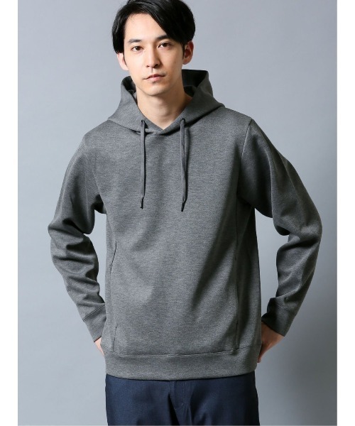 TAKA-Q（タカキュー）の「タカキューメンズ/TAKA-Q：MEN ストレッチダンボール セットアップ 長袖プルパーカー（セットアップアイテムございます）（パーカー・メンズ・シャーベット/ベージュ/ネイビー/グレー系その他2/ブラック/ブラウン・LARGE/X-LARGE/MEDIUM）」の3枚目の写真