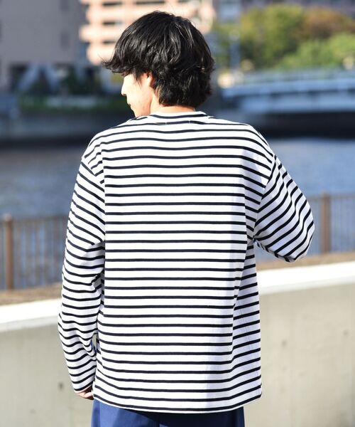 SHIPS(シップス)の「SHIPS: ミラノリブ ロングスリーブ Vネック Tシャツ (ロンT)(Tシャツ/カットソー・メンズ・ホワイト/グレー/ダークネイビー・SMALL/MEDIUM/LARGE/X-LARGE)」の14枚目の写真