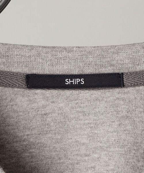 SHIPS(シップス)の「SHIPS: ミラノリブ ロングスリーブ Vネック Tシャツ (ロンT)(Tシャツ/カットソー・メンズ・ホワイト/グレー/ダークネイビー・SMALL/MEDIUM/LARGE/X-LARGE)」の20枚目の写真