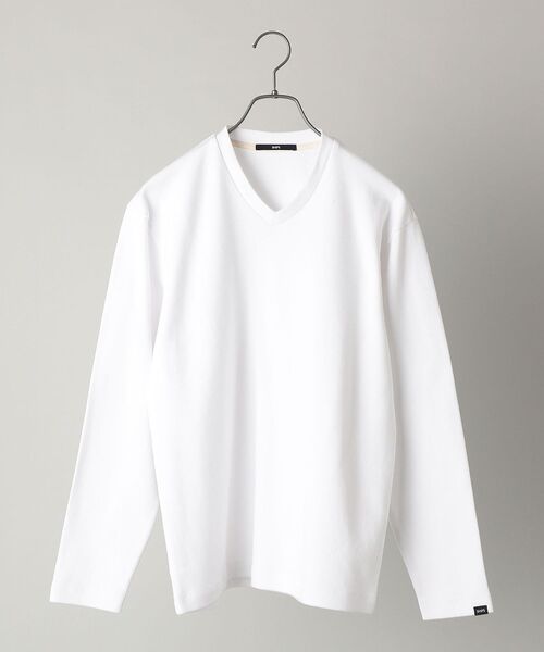 SHIPS(シップス)の「SHIPS: ミラノリブ ロングスリーブ Vネック Tシャツ (ロンT)(Tシャツ/カットソー・メンズ・ホワイト/グレー/ダークネイビー・SMALL/MEDIUM/LARGE/X-LARGE)」の22枚目の写真