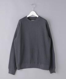 UNITED ARROWS | ＜UNITED ARROWS＞ ビッグ ワッフル クルーネック(Tシャツ/カットソー)