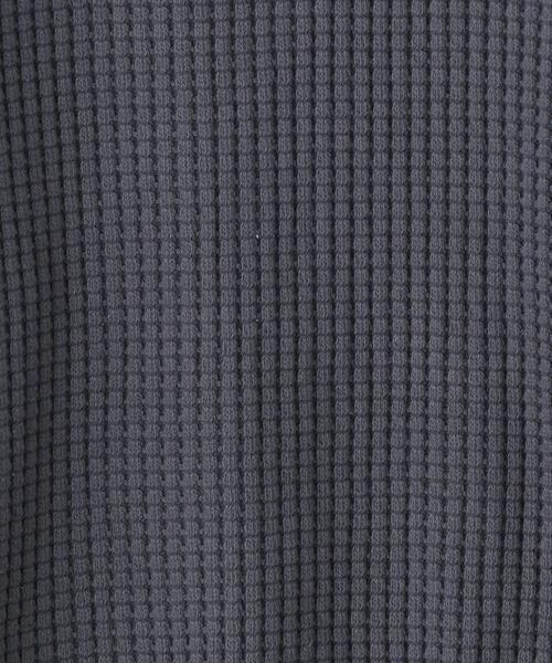 UNITED ARROWS(ユナイテッドアローズ)の「<UNITED ARROWS> ビッグ ワッフル クルーネック(Tシャツ/カットソー・メンズ・ホワイト/ブラック/グレー・S/M/L/XL)」の22枚目の写真