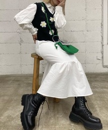 WEGO | WEGO/裾ティアードロングワンピース(ワンピース)