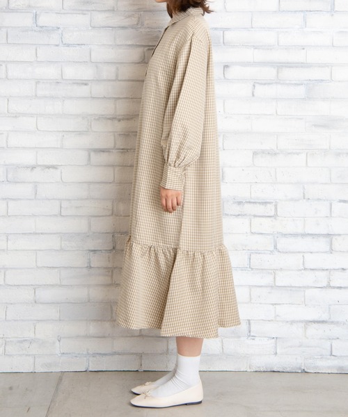 WEGO（ウィゴー）の「WEGO/裾ティアードロングワンピース（ワンピース・レディース・ホワイト/その他1・FREE）」の11枚目の写真