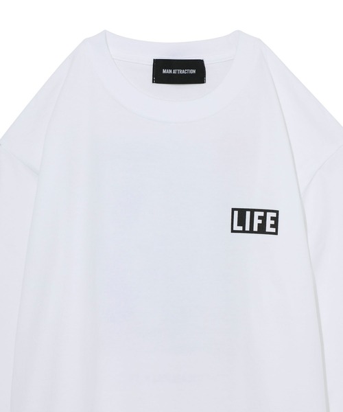 MAIN ATTRACTION(メインアトラクション)の「【MAIN ATTRACTION】LIFE別注PhotoロンT(Tシャツ/カットソー・メンズ・ホワイト/ホワイト系その他・MEDIUM/LARGE)」の9枚目の写真
