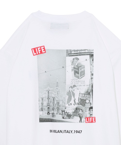 MAIN ATTRACTION(メインアトラクション)の「【MAIN ATTRACTION】LIFE別注PhotoロンT(Tシャツ/カットソー・メンズ・ホワイト/ホワイト系その他・MEDIUM/LARGE)」の11枚目の写真