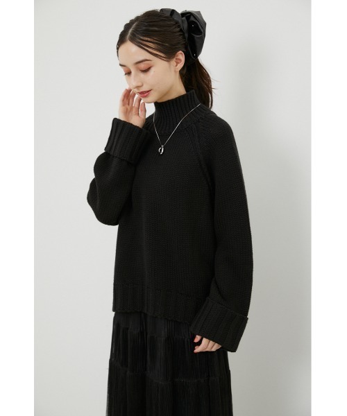 rienda（リエンダ）の「＃ラテニット（ニット/セーター・レディース・ホワイト/ブラック/ライトベージュ/キャメル/ピンク・FREE）」の16枚目の写真