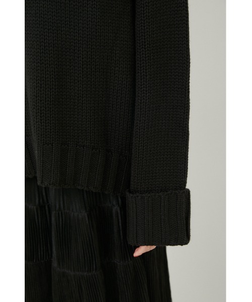 rienda（リエンダ）の「＃ラテニット（ニット/セーター・レディース・ホワイト/ブラック/ライトベージュ/キャメル/ピンク・FREE）」の12枚目の写真