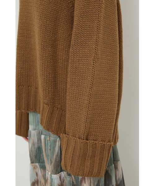 rienda（リエンダ）の「＃ラテニット（ニット/セーター・レディース・ホワイト/ブラック/ライトベージュ/キャメル/ピンク・FREE）」の13枚目の写真