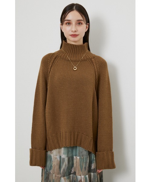 rienda（リエンダ）の「＃ラテニット（ニット/セーター・レディース・ホワイト/ブラック/ライトベージュ/キャメル/ピンク・FREE）」の18枚目の写真