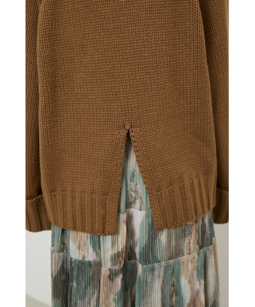 rienda（リエンダ）の「＃ラテニット（ニット/セーター・レディース・ホワイト/ブラック/ライトベージュ/キャメル/ピンク・FREE）」の14枚目の写真