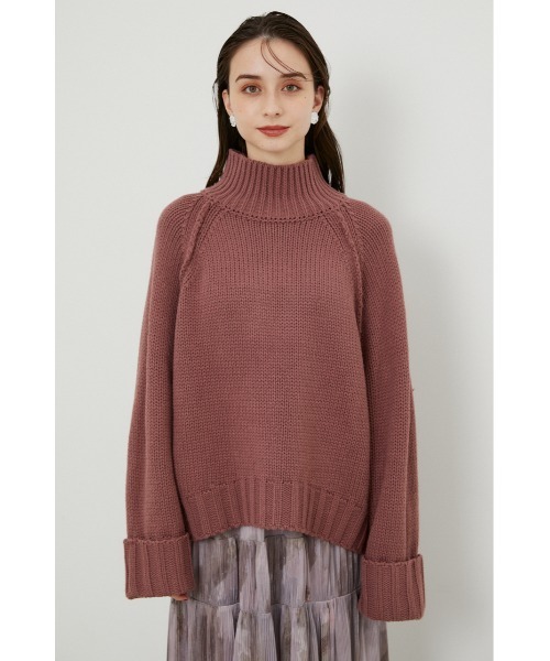 rienda（リエンダ）の「＃ラテニット（ニット/セーター・レディース・ホワイト/ブラック/ライトベージュ/キャメル/ピンク・FREE）」の19枚目の写真