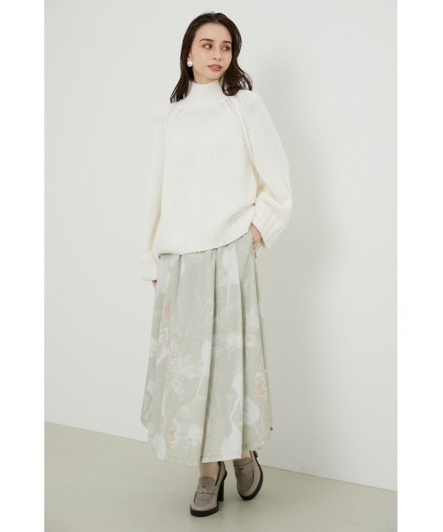 rienda（リエンダ）の「＃ラテニット（ニット/セーター・レディース・ホワイト/ブラック/ライトベージュ/キャメル/ピンク・FREE）」の15枚目の写真