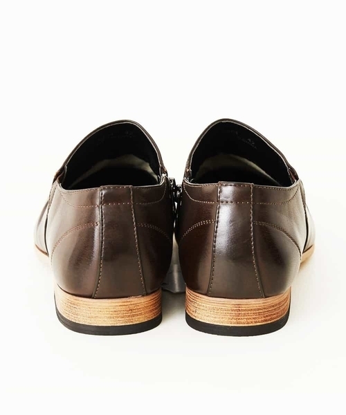 MK MICHEL KLEIN HOMME (エムケーミッシェルクランオム)の「ドレープスリッポン(スリッポン・メンズ・ブラック/ブラウン・26.5/26/25.5)」の5枚目の写真