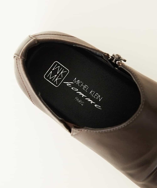 MK MICHEL KLEIN HOMME (エムケーミッシェルクランオム)の「ドレープスリッポン(スリッポン・メンズ・ブラック/ブラウン・26.5/26/25.5)」の7枚目の写真