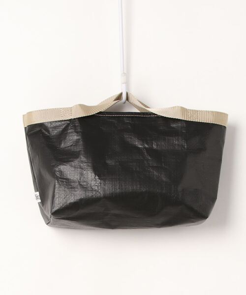 SABLE CLUTCH（セーブルクラッチ）の「BOAT-SHAPED PE TOTE (S) - BEIGE TAPE（トートバッグ）（エコバッグ/サブバッグ・レディース・シルバー/ホワイト/ブラック・ONE SIZE）」の9枚目の写真