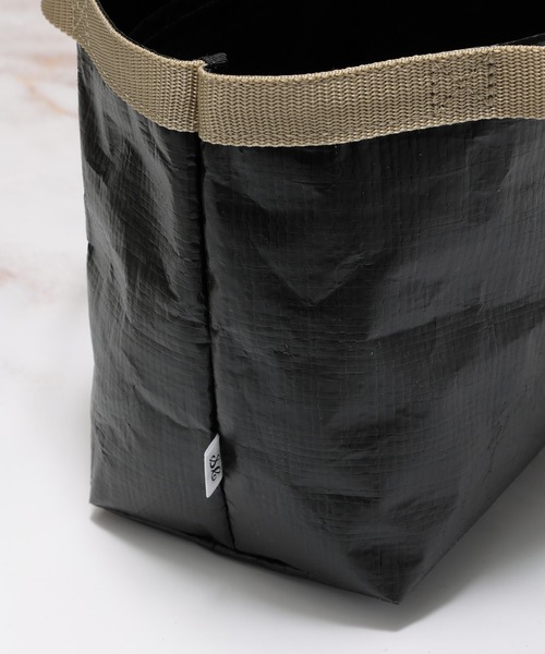 SABLE CLUTCH（セーブルクラッチ）の「BOAT-SHAPED PE TOTE (S) - BEIGE TAPE（トートバッグ）（エコバッグ/サブバッグ・レディース・シルバー/ホワイト/ブラック・ONE SIZE）」の14枚目の写真