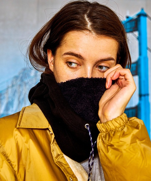 AlexanderLeeChang（アレキサンダーリーチャン）の「AlexanderLeeChang アレキサンダーリーチャン / YOSHI47 HOOD WARMER フードネックウォーマー / AC052136（ネックウォーマー/スヌード・メンズ・オレンジ/ブラック/チャコールグレー・ONE SIZE）」の17枚目の写真