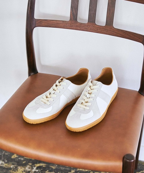 nowm(ノウム)の「【nowm】GERMAN TRAINER VINTAGE LIKE / ジャーマントレーナー ヴィンテージライク(スニーカー・メンズ・ホワイト・S/M/L)」の10枚目の写真