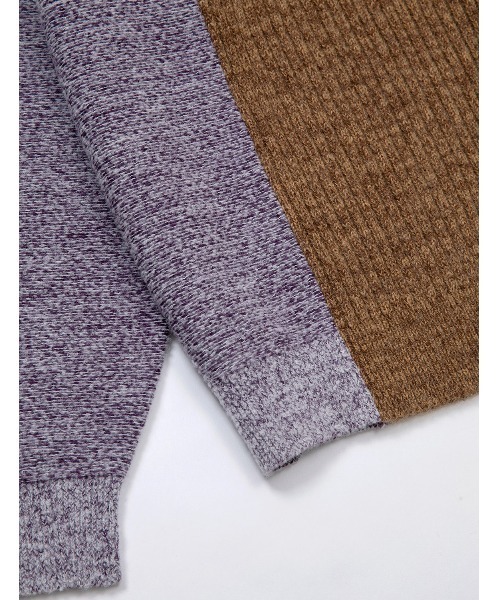 MR.GENTLEMAN（ミスタージェントルマン）の「MIX PATTERNED KNIT（ニット/セーター・メンズ・A・SMALL/MEDIUM/LARGE）」の6枚目の写真