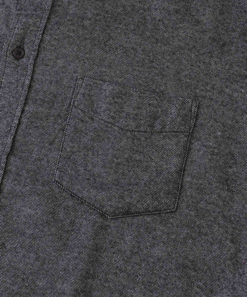 URBAN RESEARCH ROSSO MEN（アーバンリサーチロッソメン）の「『一部WEB限定カラー』『抗菌』ハイパフォーマンスフランネルバンドカラーシャツ（シャツ/ブラウス・メンズ・ブラウン系その他/グレー/カーキ/オレンジ/ブラック/アイボリー/ネイビー・SMALL/LARGE/MEDIUM/X-LARGE）」の16枚目の写真