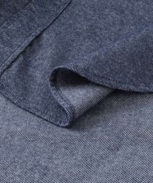 URBAN RESEARCH ROSSO MEN（アーバンリサーチロッソメン）の「『一部WEB限定カラー』『抗菌』ハイパフォーマンスフランネルバンドカラーシャツ（シャツ/ブラウス・メンズ・ブラウン系その他/グレー/カーキ/オレンジ/ブラック/アイボリー/ネイビー・SMALL/LARGE/MEDIUM/X-LARGE）」の21枚目の写真