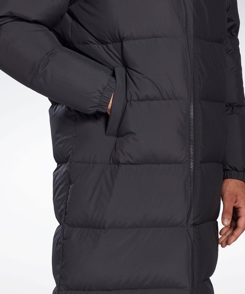 Reebok（リーボック）の「CL CORE LONG DOWN JKT（ダウンジャケット/コート・メンズ・ブラック×ホワイト・SMALL/XX-LARGE/LARGE/X-SMALL/X-LARGE/XXX-LARGE/MEDIUM）」の7枚目の写真