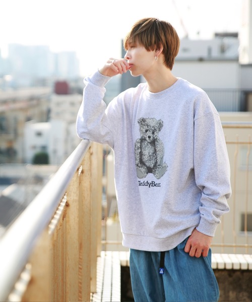 爆限定 MILKBOY スウェット トレーナー ぬいぐるみ ミントグリーンベアー w300_wtc.jpg