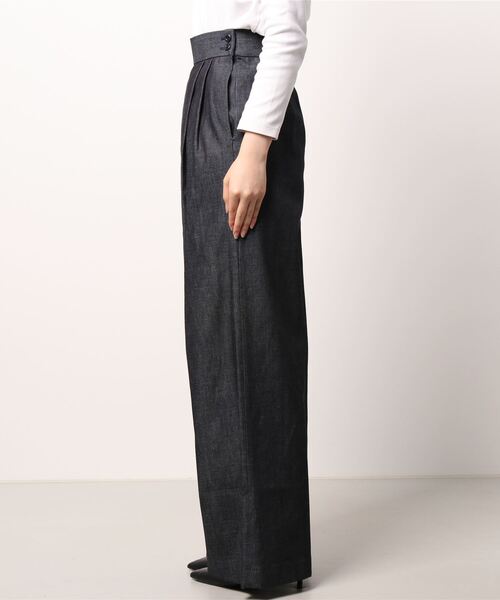 NOISE MAKER（ノイズメーカー）の「ハイウエストデニムワイドパンツ（デニムパンツ・レディース・ブルー/ブラック・36/38）」の19枚目の写真