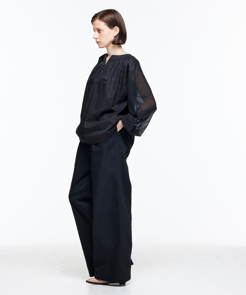 NOISE MAKER（ノイズメーカー）の「ハイウエストデニムワイドパンツ（デニムパンツ・レディース・ブルー/ブラック・36/38）」の16枚目の写真