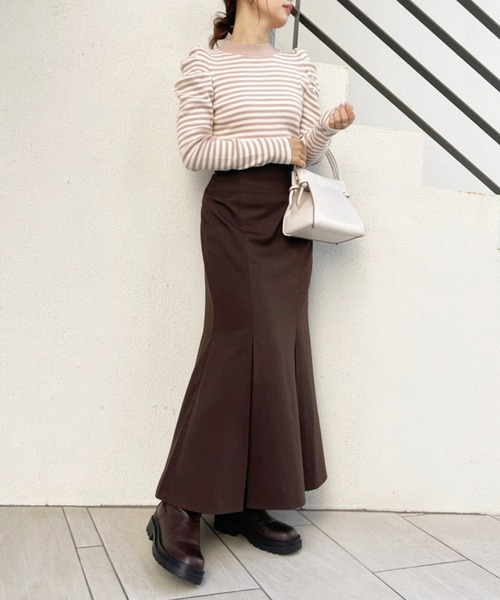 one after another NICE CLAUP（ワンアフターアナザーナイスクラップ）の「使いまわしバツグン！２Way台形コンパクトショルダーバッグ（ショルダーバッグ・レディース・ダークブラウン/アイボリー/モカ・FREE）」の20枚目の写真