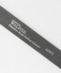 LOEFF（ロエフ）の「＜LOEFF（ロエフ）＞レザーベルト PLAIN