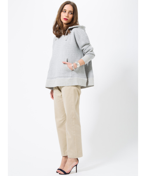 SEA(シー)の「877H VINTAGE ハイライズストレートセルヴィチ尾錠付チノパンツ(チノパンツ・レディース・ベージュ・27inch/26inch/24inch/25inch)」の1枚目の写真
