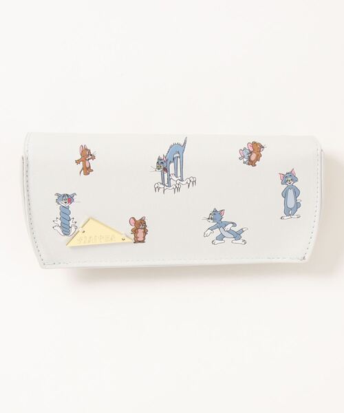 Tom&Jerry(トムアンドジェリー)の「TOM&JERRY×Flapper総柄メガネケース(その他小物・レディース・アイボリー・FREE)」の2枚目の写真